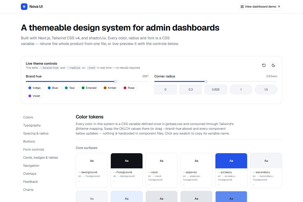 Nova UI Components